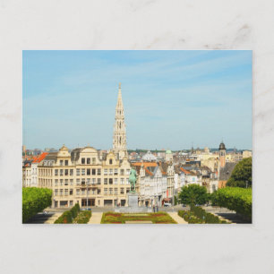 Mont des Arts in Brüssel, Belgien Postkarte