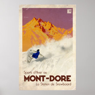 Mont Dore - Vintage Wirkung Poster