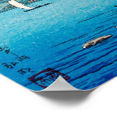 Mont Fuji depuis le lac Yamanaka Poster (Ecke)