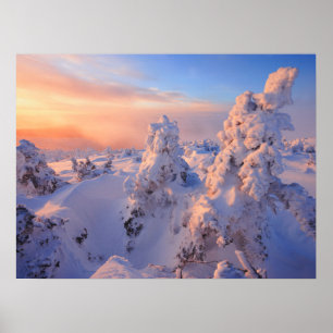 Mont Logan Sonnenaufgang Gaspésie Nationalpark Qué Poster