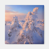 Mont Logan Sunrise Gaspesie Nationalpark Quebec Magnet (Vorne)