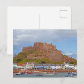 Mont Orgueil Castle, Jersey Postkarte (Vorne/Hinten)
