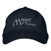 Mont Rainier Washington bestickter Hut (Vorderseite)