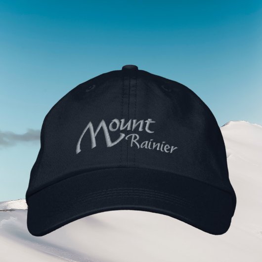 Mont Rainier Washington bestickter Hut
