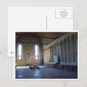 Mont Saint Michel Cathedral Postkarte (Vorne/Hinten)