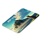 Mont Saint-Michel France Travel Cat Magnet (Linke Seite)