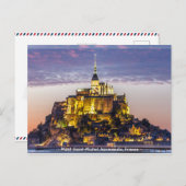 Mont Saint-Michel ・ Frankreich / 聖 米 歇 爾 ・ 山 法 Postkarte (Vorne/Hinten)