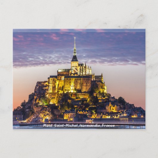Mont Saint-Michel ・ Frankreich / 聖 米 歇 爾 ・ 山 法 Postkarte (Vorderseite)