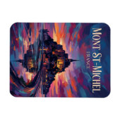 Mont Saint-Michel Frankreich Magnet (Horizontal)
