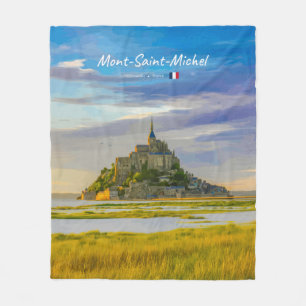 Mont-Saint-Michel, Frankreich - Mittelalterliche A Fleecedecke