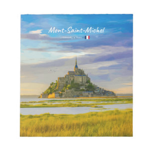 Mont-Saint-Michel, Frankreich - Mittelalterliche A Notizblock