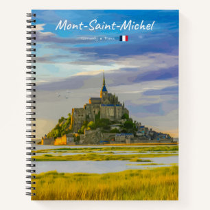 Mont-Saint-Michel, Frankreich - Mittelalterliche A Notizblock