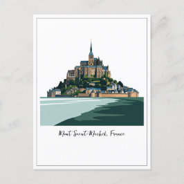 Mont Saint-Michel Frankreich Normandie Postkarte