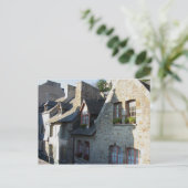 Mont-Saint-Michel. Häuser Postkarte (Stehend Vorderseite)