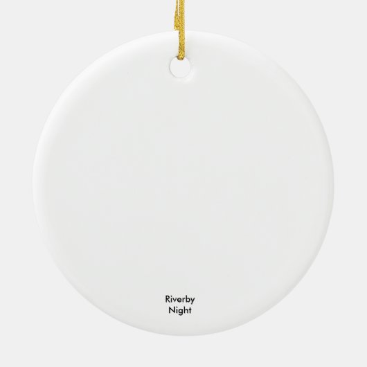 Mont Saint Michel Keramik Ornament (Hinten)