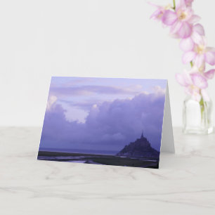 Mont-Saint-Michel Lila Sunrise, Frankreich - Karte
