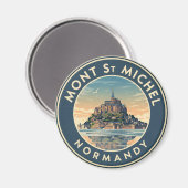 Mont Saint-Michel Magnet (Vorderseite/Rückseite)