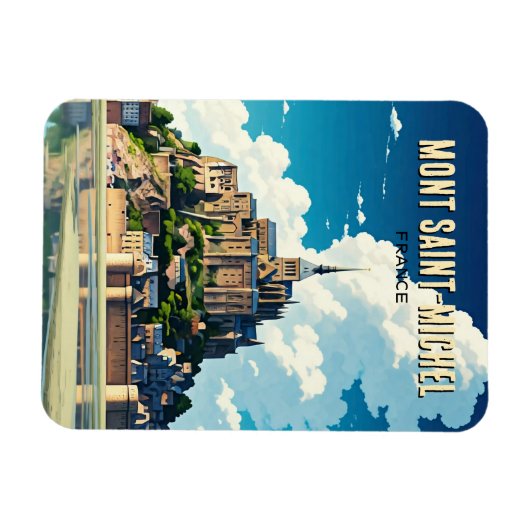 Mont Saint-Michel Magnet (Horizontal)