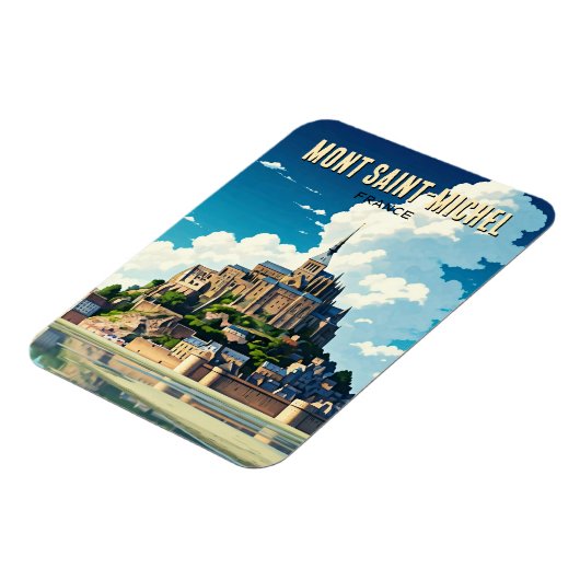 Mont Saint-Michel Magnet (Linke Seite)