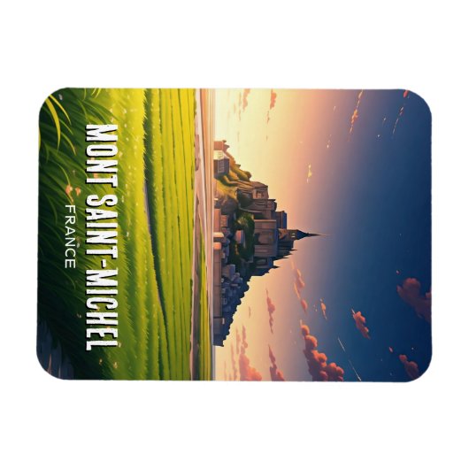Mont Saint-Michel Magnet (Horizontal)