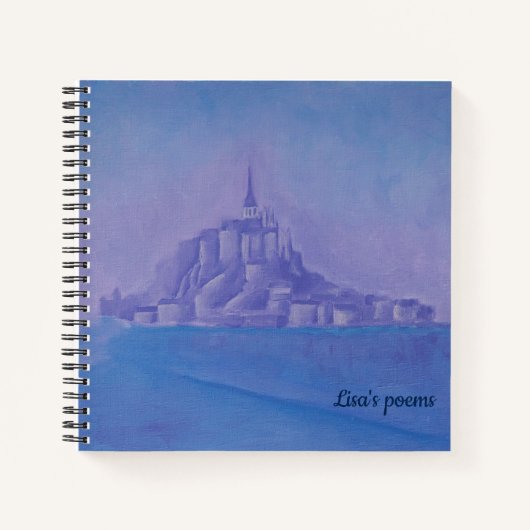 Mont Saint Michel - Normandie, Frankreich Notizblock (Vorderseite)