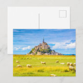 Mont-Saint-Michel, Normandie, Frankreich Postkarte (Vorne/Hinten)