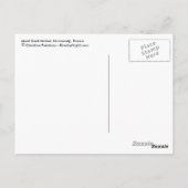 Mont Saint Michel, Normandie, Frankreich Postkarte (Rückseite)