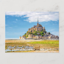 Mont-Saint-Michel, Normandie, Frankreich Postkarte