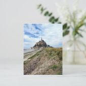 Mont-Saint-Michel, Normandie, Frankreich Postkarte (Stehend Vorderseite)