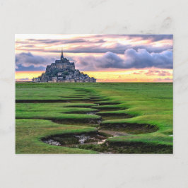 Mont-Saint-Michel, Normandie, Frankreich Postkarte