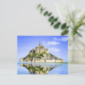 Mont-Saint-Michel, Normandie, Frankreich Postkarte (Stehend Vorderseite)