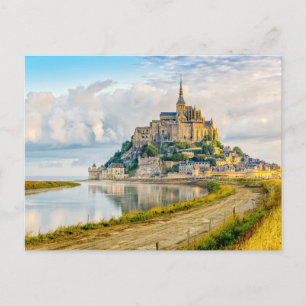 Mont-Saint-Michel, Normandie, Frankreich Postkarte