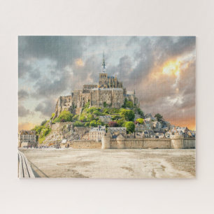 Mont-Saint-Michel, Normandie, Frankreich Puzzle