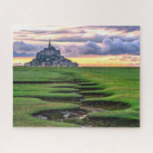 Mont-Saint-Michel, Normandie, Frankreich Puzzle