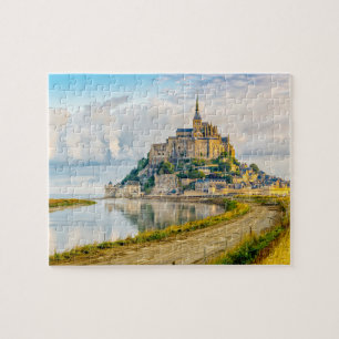 Mont-Saint-Michel, Normandie, Frankreich Puzzle