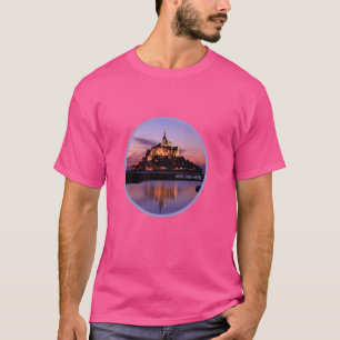 Mont Saint Michel Normandie Kathedrale Frankreich T-Shirt