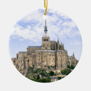 Mont Saint Michel Normandy France Island Abbey Keramikornament