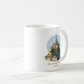 Mont Saint-Michel Normandy Frankreich Kaffeetasse (VorderseiteRechts)
