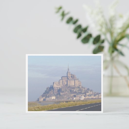 Mont Saint Michel Postkarte (Stehend Vorderseite)