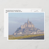 Mont Saint Michel Postkarte (Vorne/Hinten)