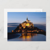 Mont-Saint-Michel Postkarte (Vorne/Hinten)