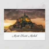 Mont-Saint-Michel Postkarte (Vorderseite)