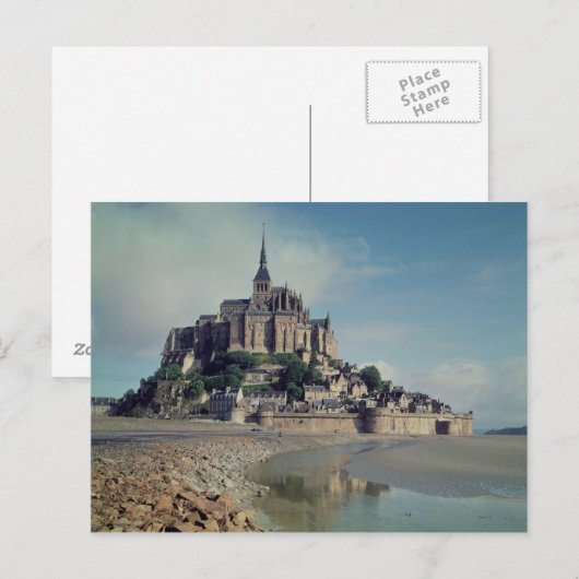 Mont Saint-Michel Postkarte (Vorne/Hinten)