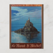 Mont-Saint-Michel Postkarte (Vorderseite)