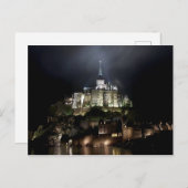 Mont-Saint-Michel Postkarte (Vorne/Hinten)