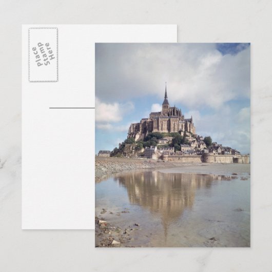 Mont Saint-Michel Postkarte (Vorne/Hinten)