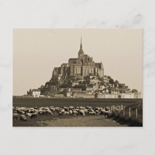 Mont Saint-Michel Postkarte (Vorderseite)