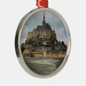 Mont Saint-Michel Silbernes Ornament (Rechts)
