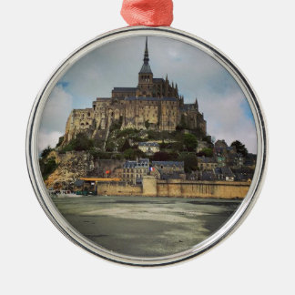 Mont Saint-Michel Silbernes Ornament