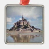 Mont Saint-Michel Silbernes Ornament (Vorne)